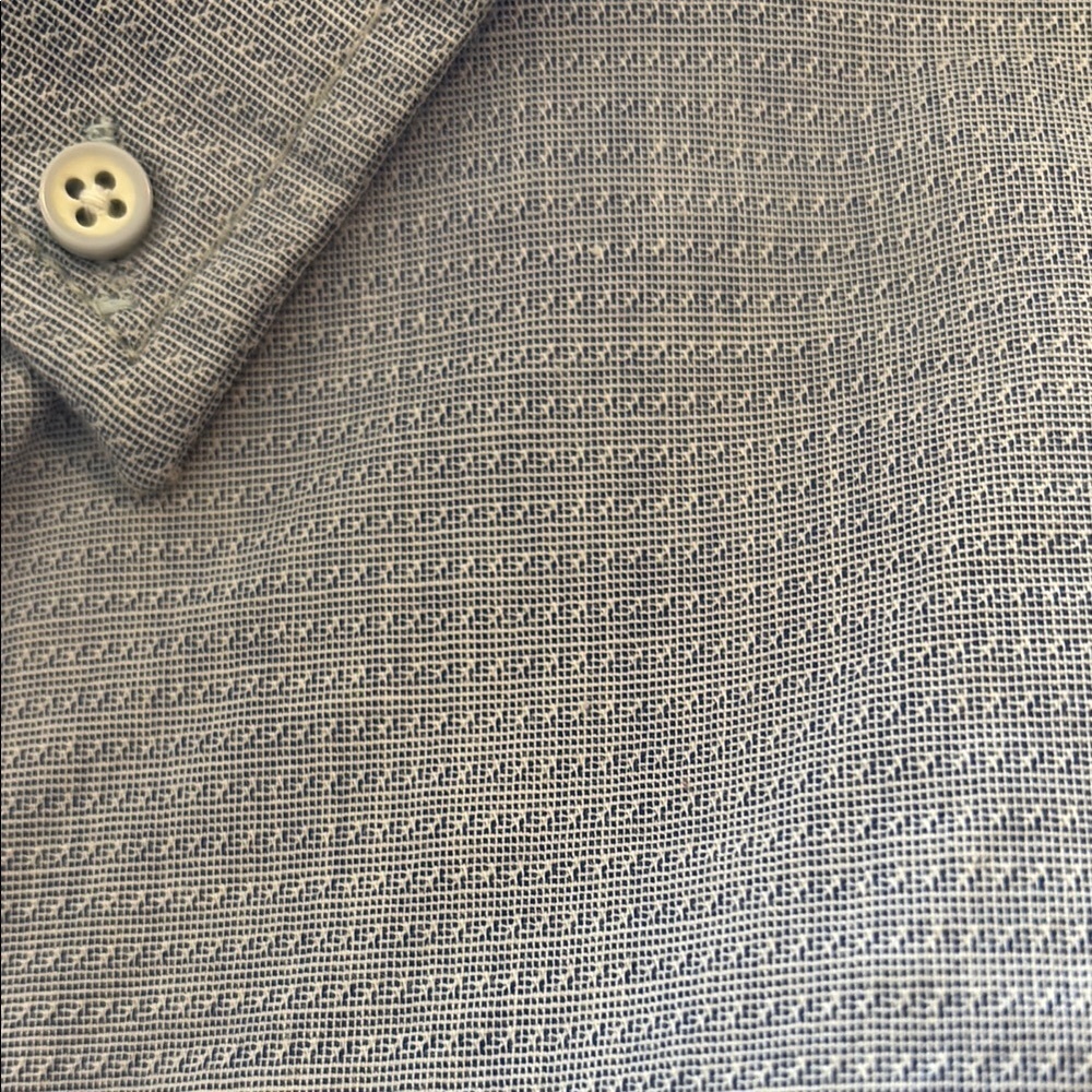 🦸‍♂️Big & Tall : Alexander Julian Blue Casual Button Down Shirt Timeless Style - Picture 3 of 4